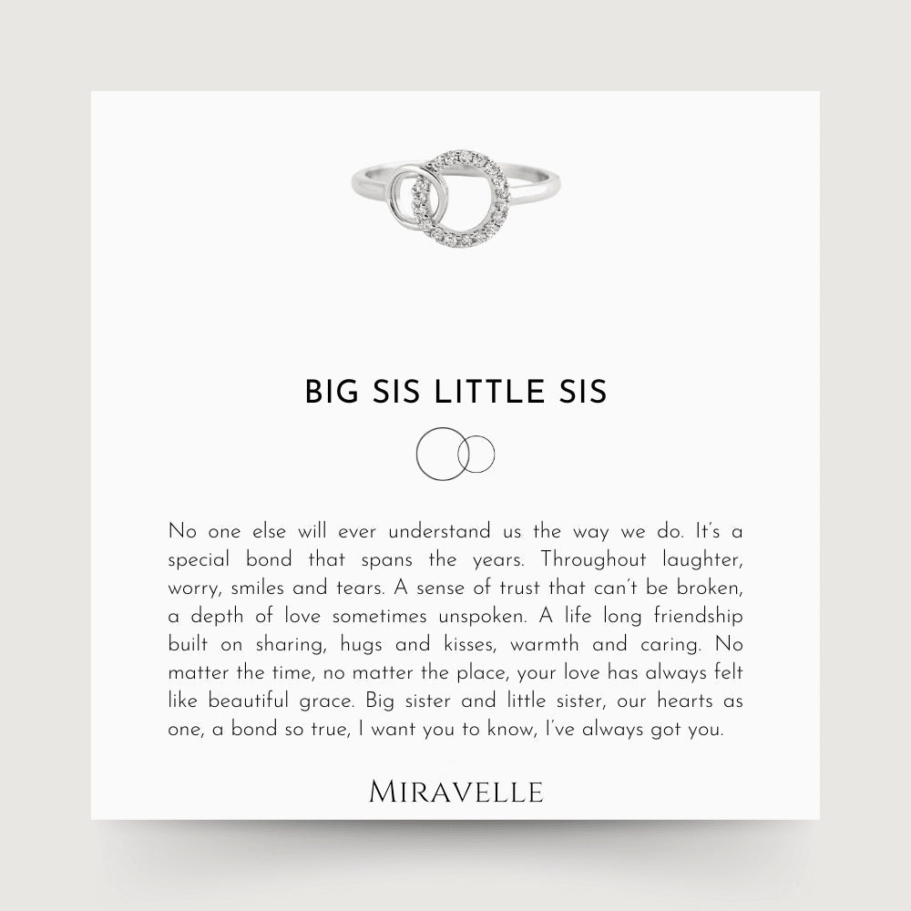 Luna Bond — Twin Circle Pavé Ring