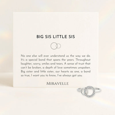 Luna Bond — Twin Circle Pavé Ring