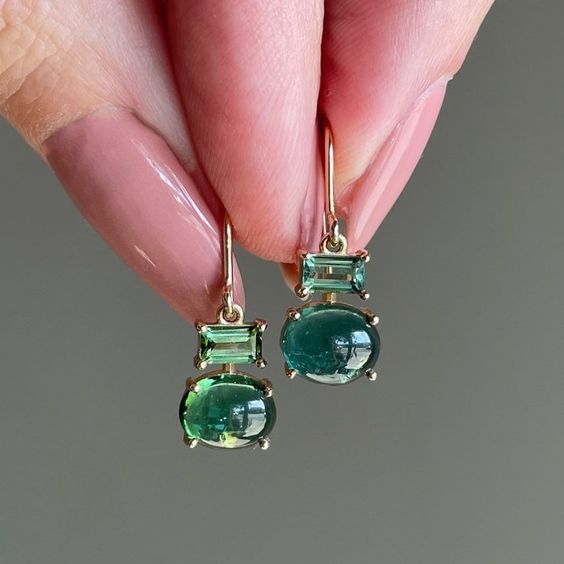 Vintage Green Earrings