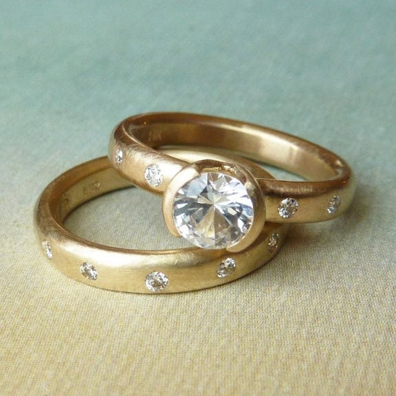 Vintage Star Spark Ring Set