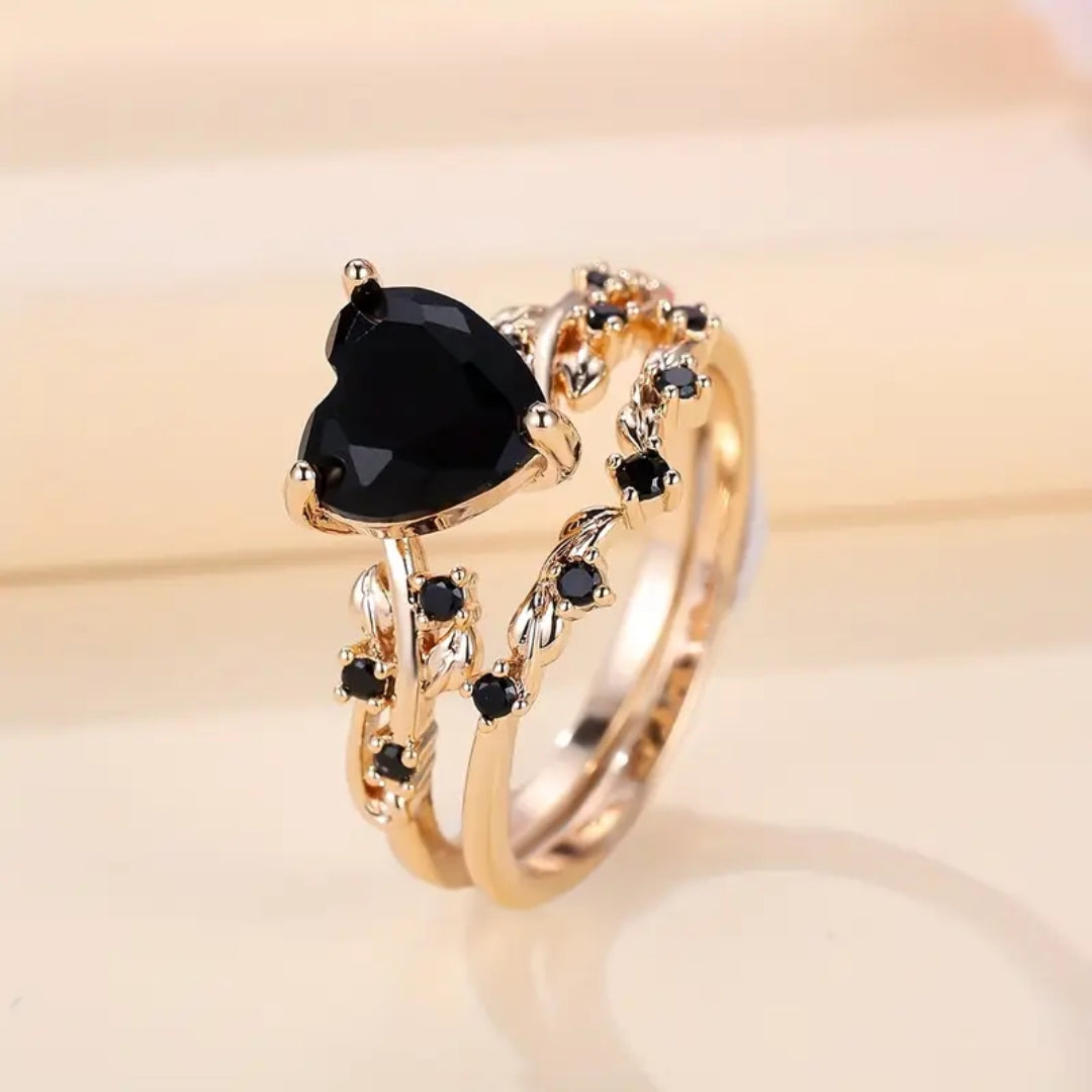 Black Heart Bright Ring