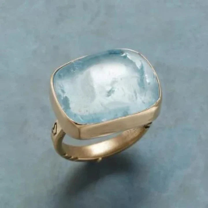 Sky Blue Stone Ring