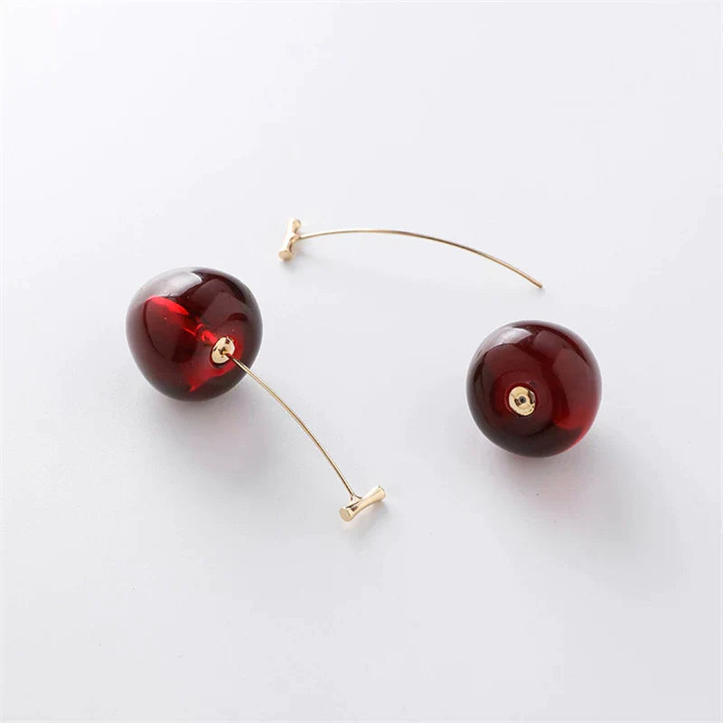 Red Cherry Luxury Earrings