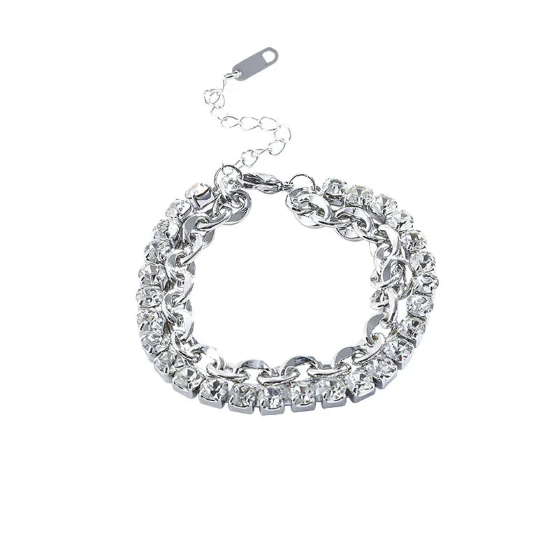 Shiny Silver Plated Bracelet