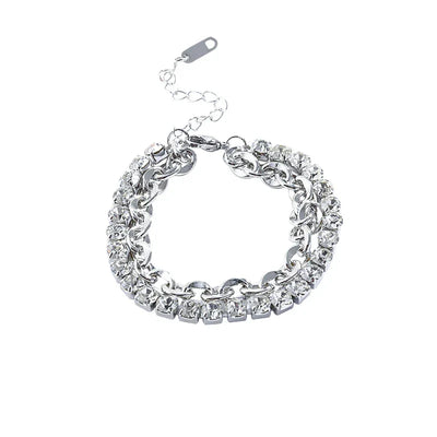 Shiny Silver Plated Bracelet
