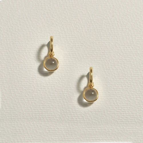 Vintage Moonstone Earrings