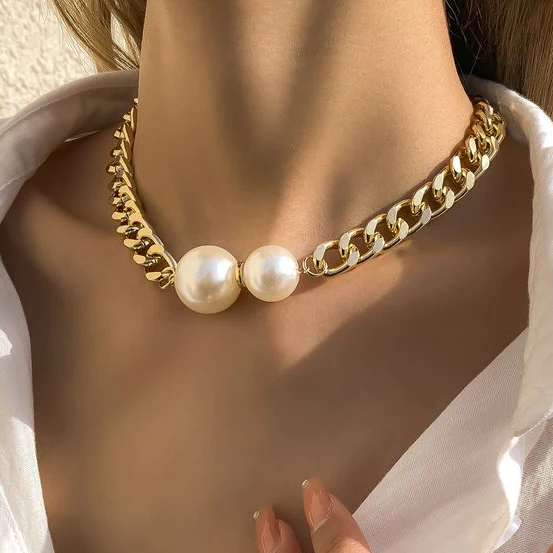 Elegant Double Pearl Necklace