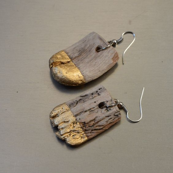Vintage Wooden Earrings